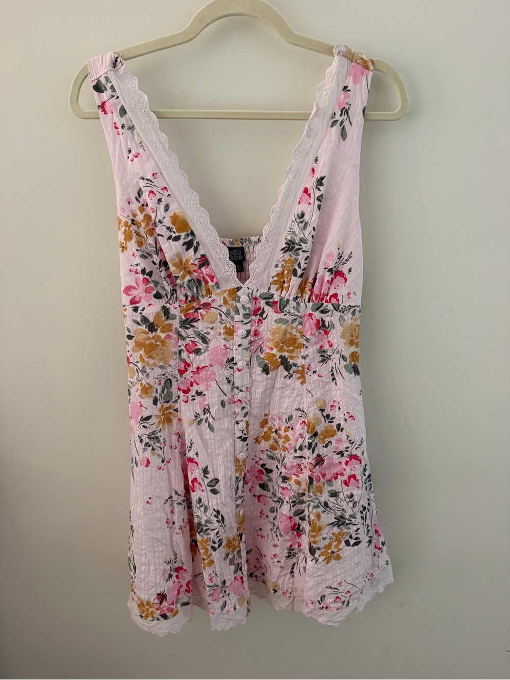 wild fable Pink Floral Mini Dress